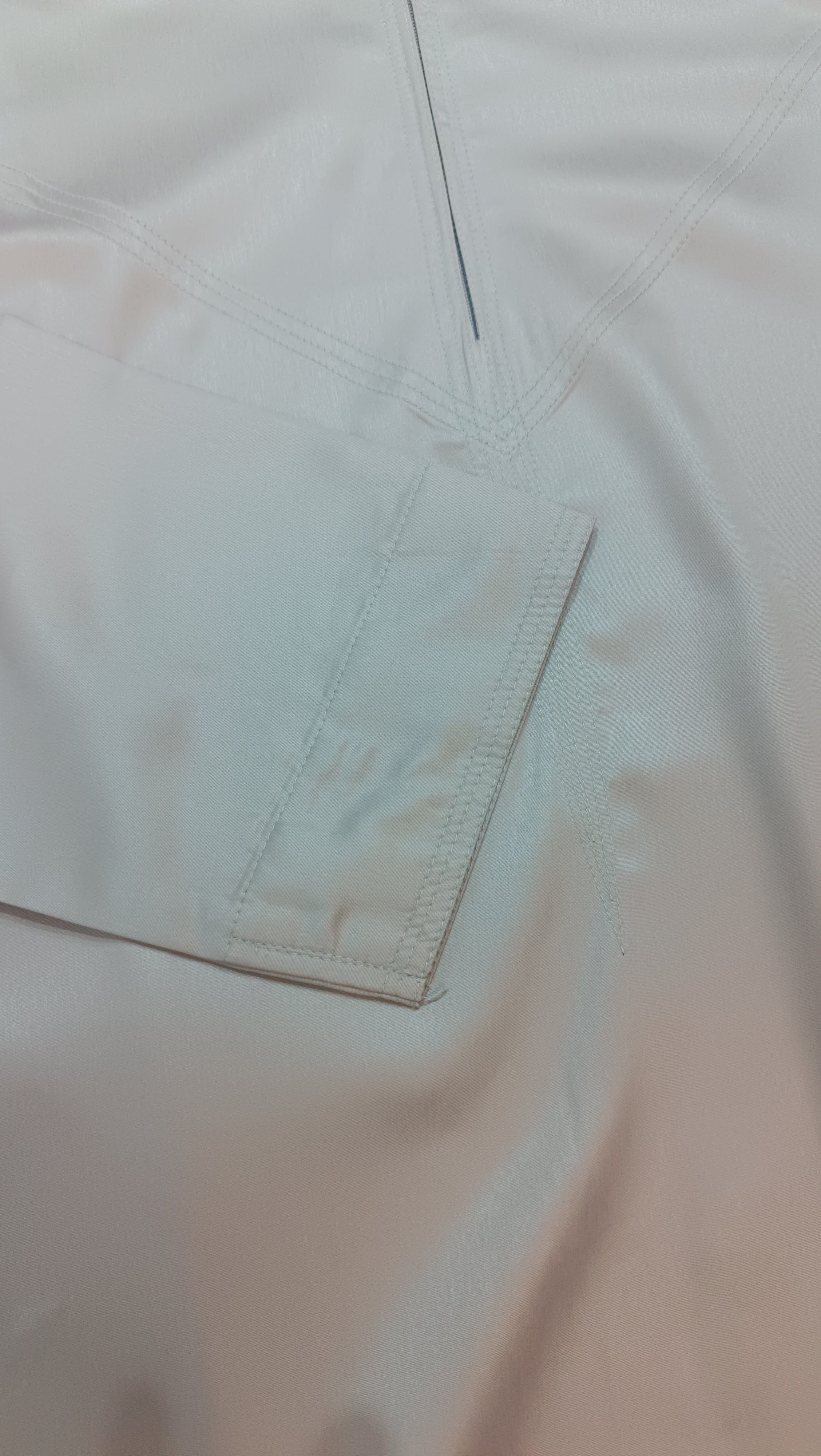 Arabic style Emirati thobe, silky collarless jubba.